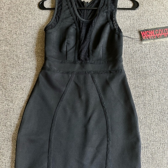 Dresses & Skirts - WOWCouture Medium Black Bodycon MiniDress.